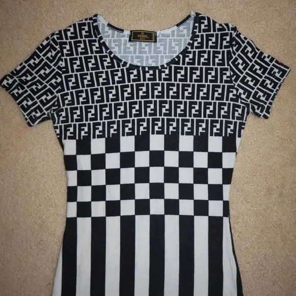 Fendi Monogram T Shirt - Picture 1 of 4